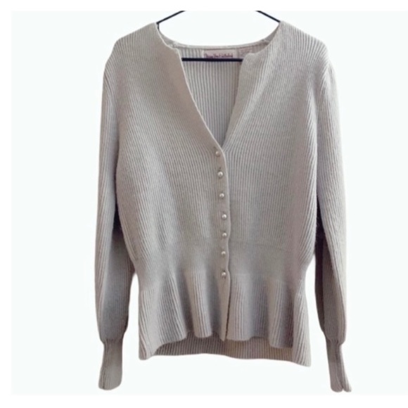 Diane Von Furstenberg Sweaters - Vintage Diane Von Furstenberg Peplum Sweater